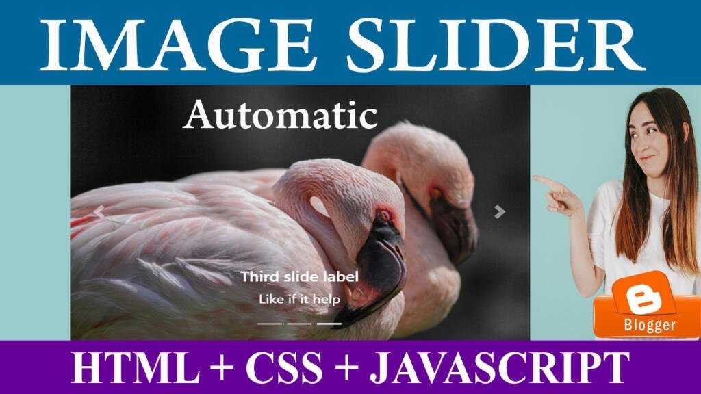 Add Image slider in Blogger