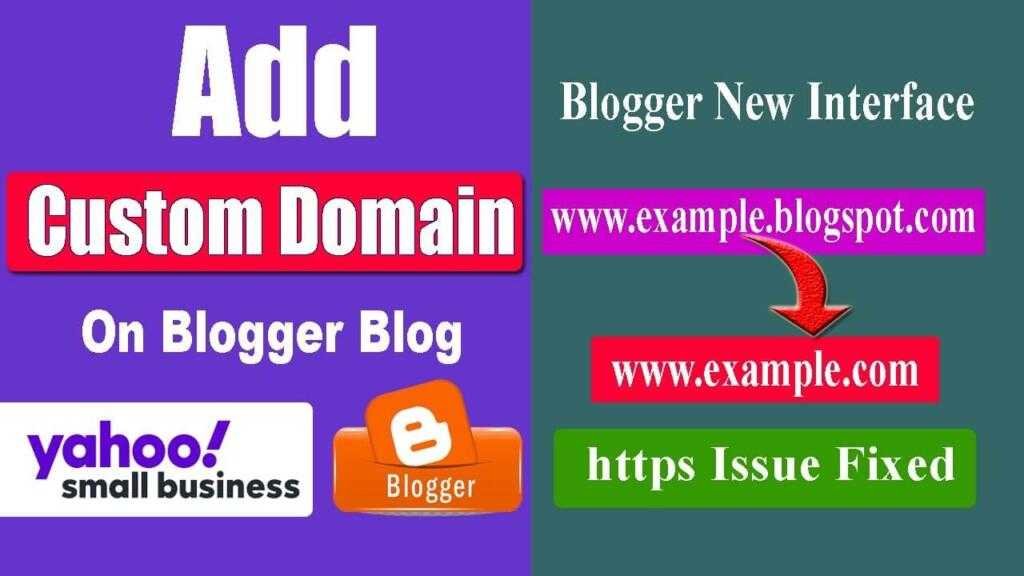 Custom Domain With Blogger