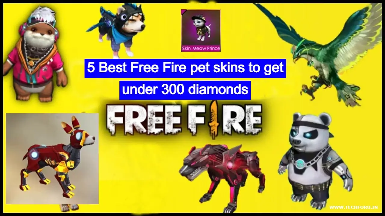 5 Best Free Fire pet skins to get under 300 diamonds