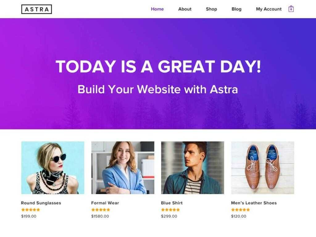 Astra is one of the most popular WordPress themes
