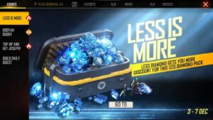 Less is More event in Free Fire