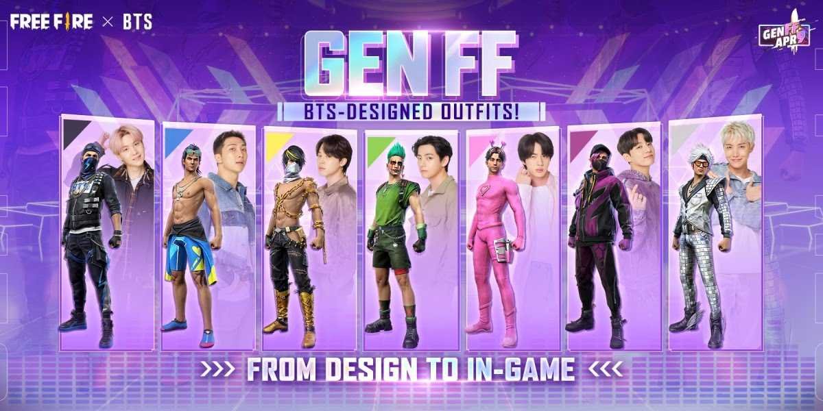 BTS releases a music video As a part of the special collaboration with Free Fire