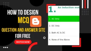 How to add a multiple choice question (MCQ) in Blogger?