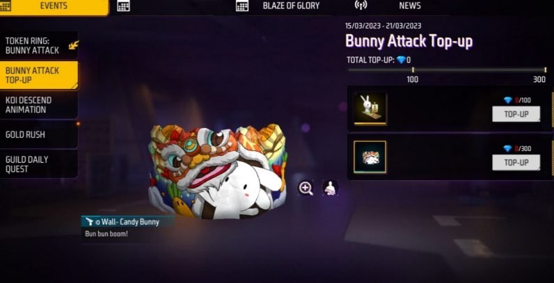 Candy Bunny Gloo Wall