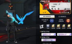 Chino RB Free Fire ID, Stats, Rank, Guild