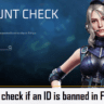 Free Fire id ban checker