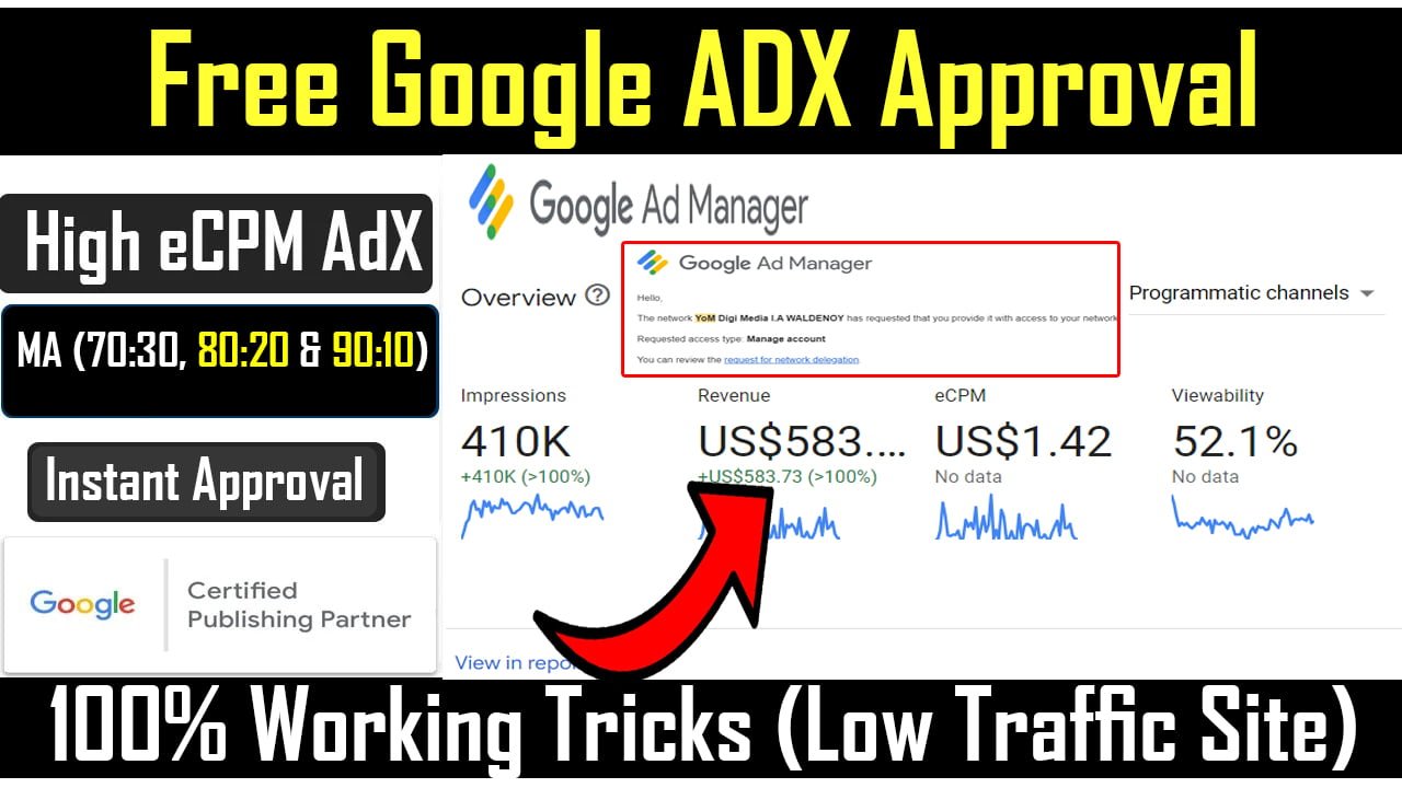Yom Digi Media AdX approval For Free