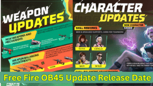 Free Fire OB45 Update Release Date