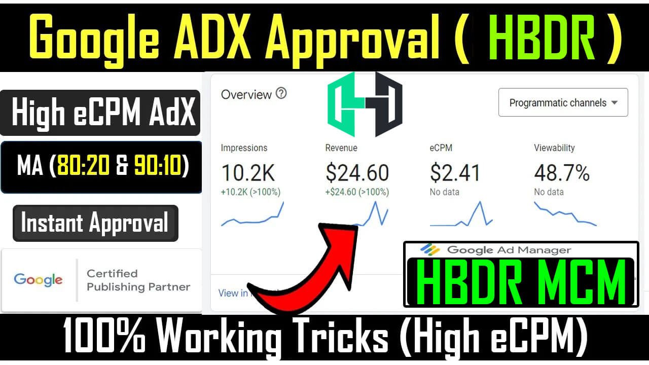 HBDR AdX approval For Free