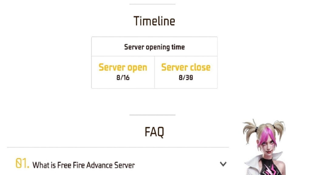 How to register for the Free Fire OB46 Advance Server