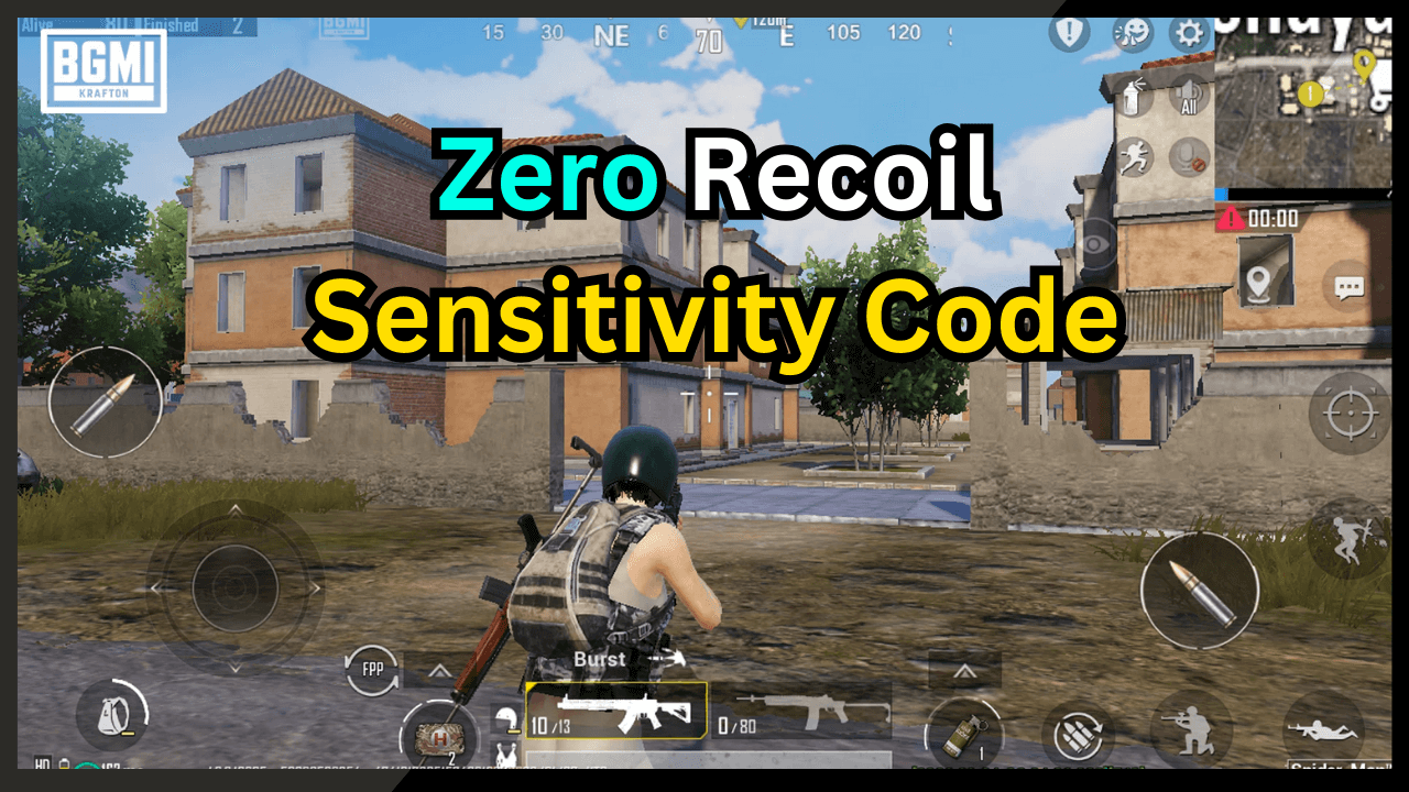 BGMI Zero Recoil Sensitivity Code for Android