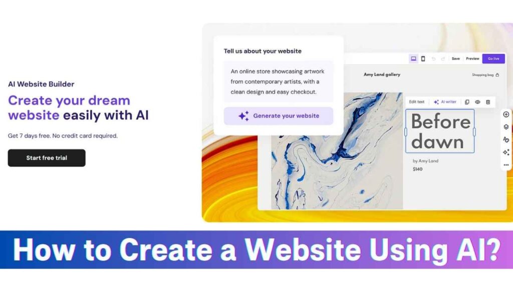 How to Create a Website Using AI? Build Websites 10x Faster