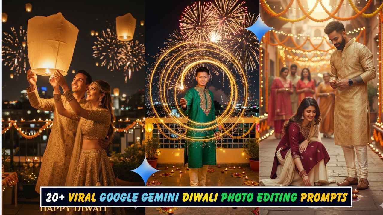 20+ Viral Gemini Diwali Photo Editing Prompts